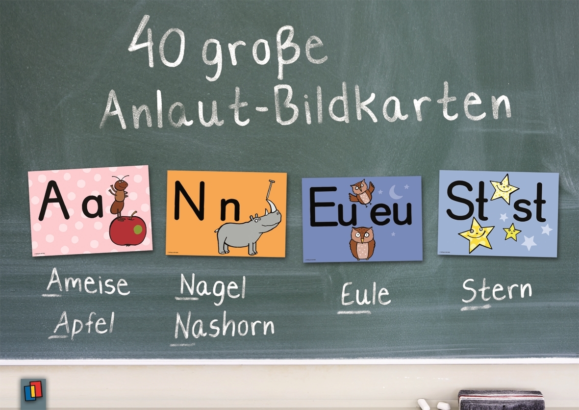 40 große Anlaut-Bildkarten main product photo