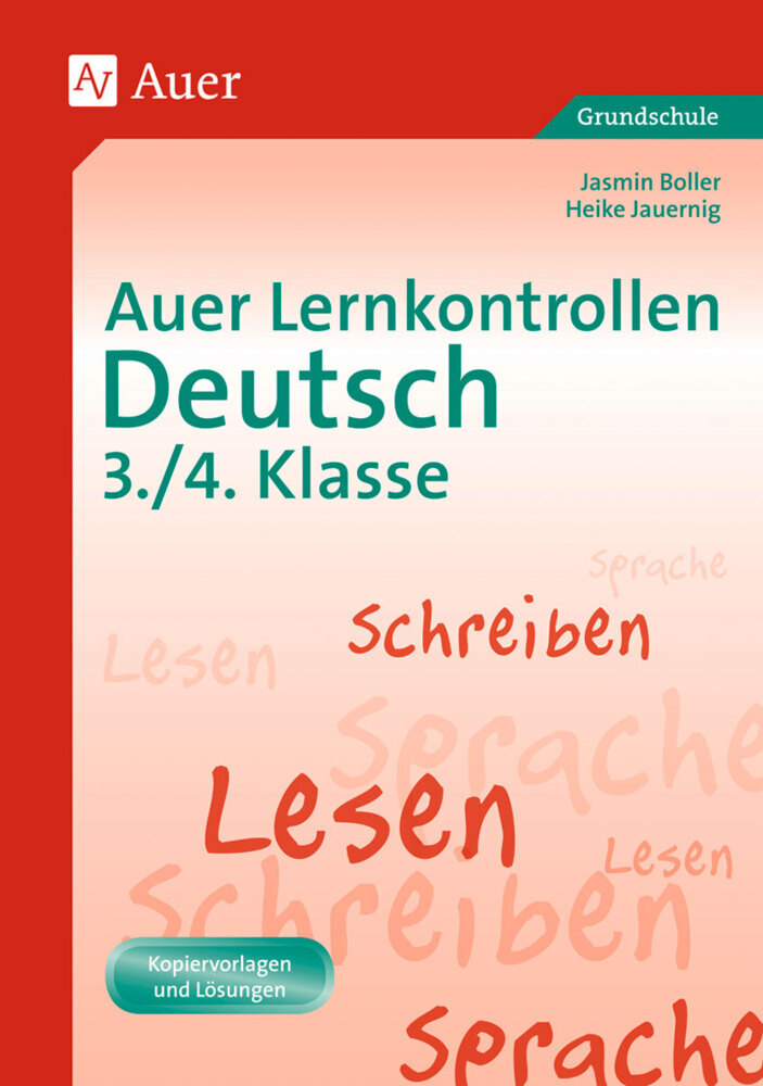 Auer Lernkontrollen Deutsch 3./4. Klasse main product photo