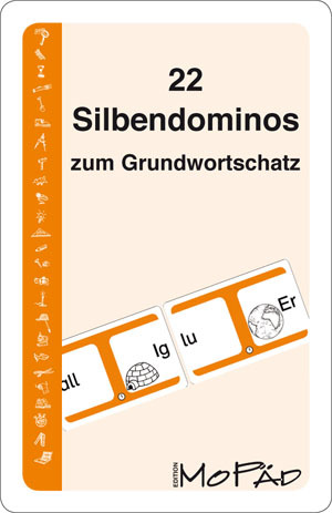 22 Silbendominos zum Grundwortschatz (Kartenspiel) main product photo