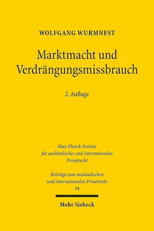 Marktmacht und Verdrängungsmissbrauch main product photo