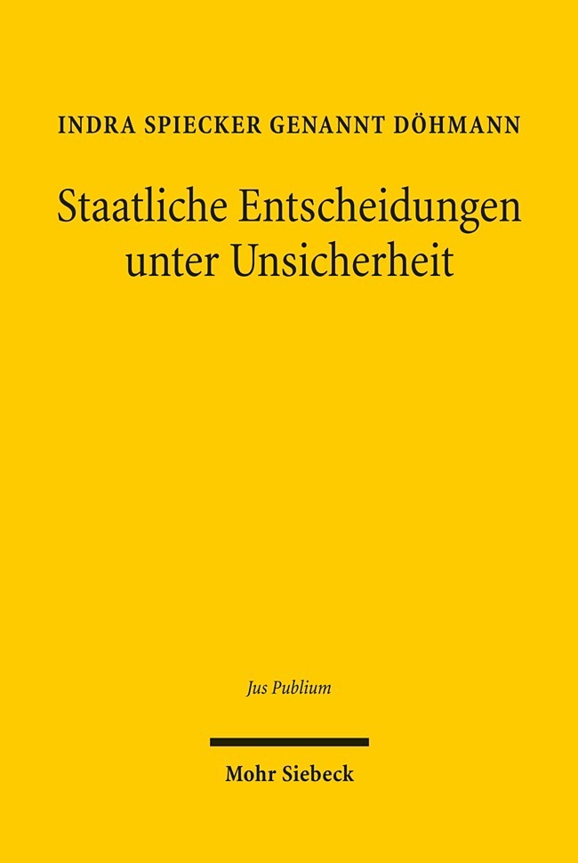 Staatliche Entscheidungen unter Unsicherheit main product photo