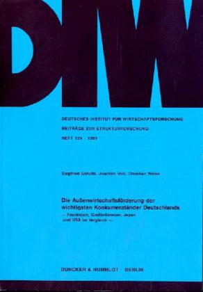 Die Außenwirtschaftsförderung der wichtigsten Konkurrenzlän...