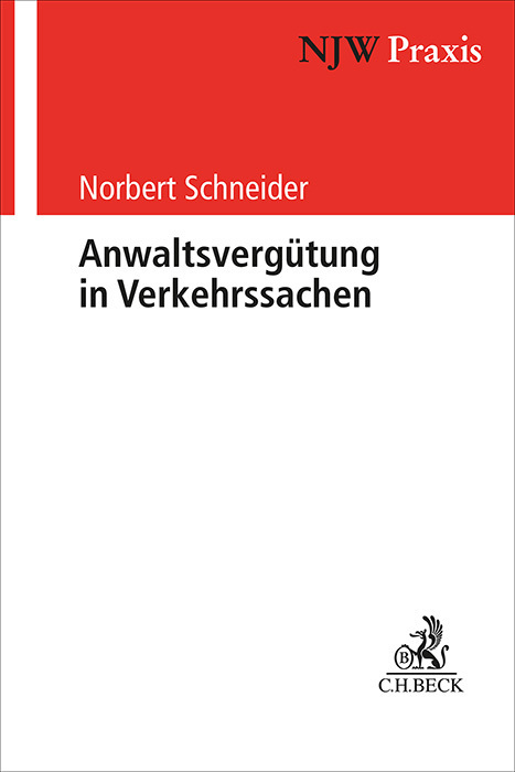 Anwaltsvergütung in Verkehrssachen main product photo