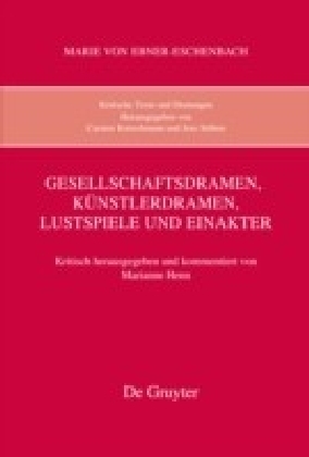 Gesellschaftsdramen, Künstlerdramen, Lustspiele und Einakter main product photo