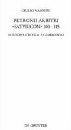 Petronii Arbitri 'Satyricon' 100-115