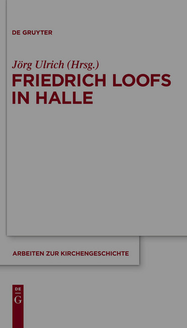 Friedrich Loofs in Halle main product photo