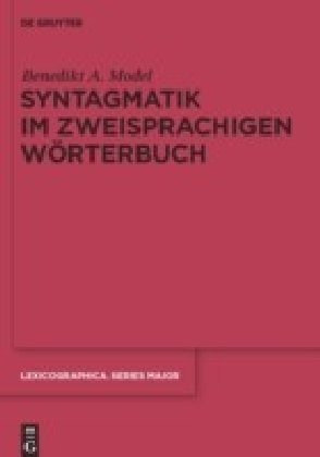 Syntagmatik im zweisprachigen Wörterbuch