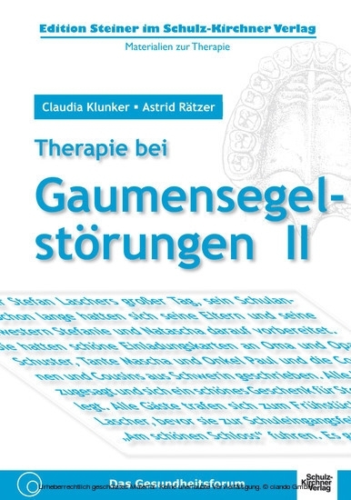 Therapie bei Gaumensegelstörungen II main product photo