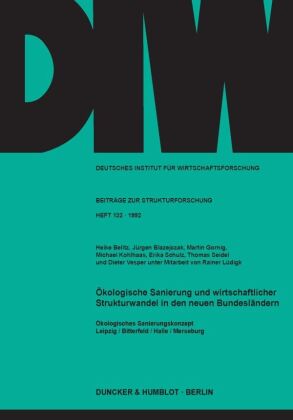Ökologische Sanierung und wirtschaftlicher Strukturwandel in ...
