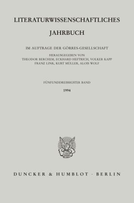 Literaturwissenschaftliches Jahrbuch