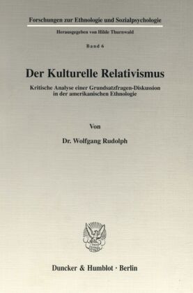 Der Kulturelle Relativismus.