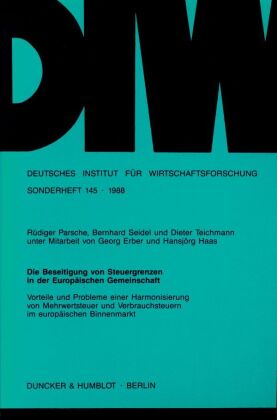 Die Beseitigung von Steuergrenzen in der Europäischen Gemeins...