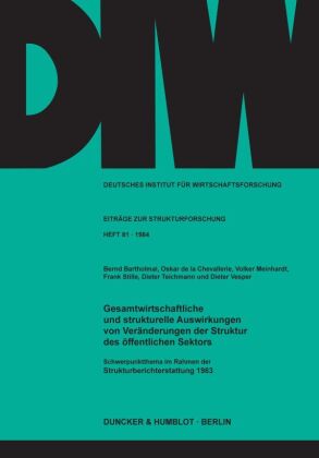 Gesamtwirtschaftliche und strukturelle Auswirkungen von Verän...