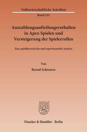 Auszahlungsaufteilungsverhalten in Apex-Spielen und Versteiger...