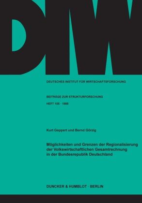 Möglichkeiten und Grenzen der Regionalisierung der Volkswirts...