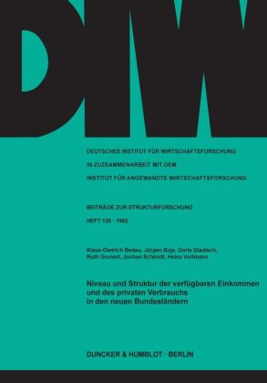 Niveau und Struktur der verfügbaren Einkommen und des private...
