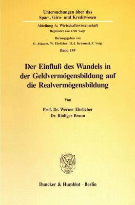 Der Einfluß des Wandels in der Geldvermögensbildung auf die ...
