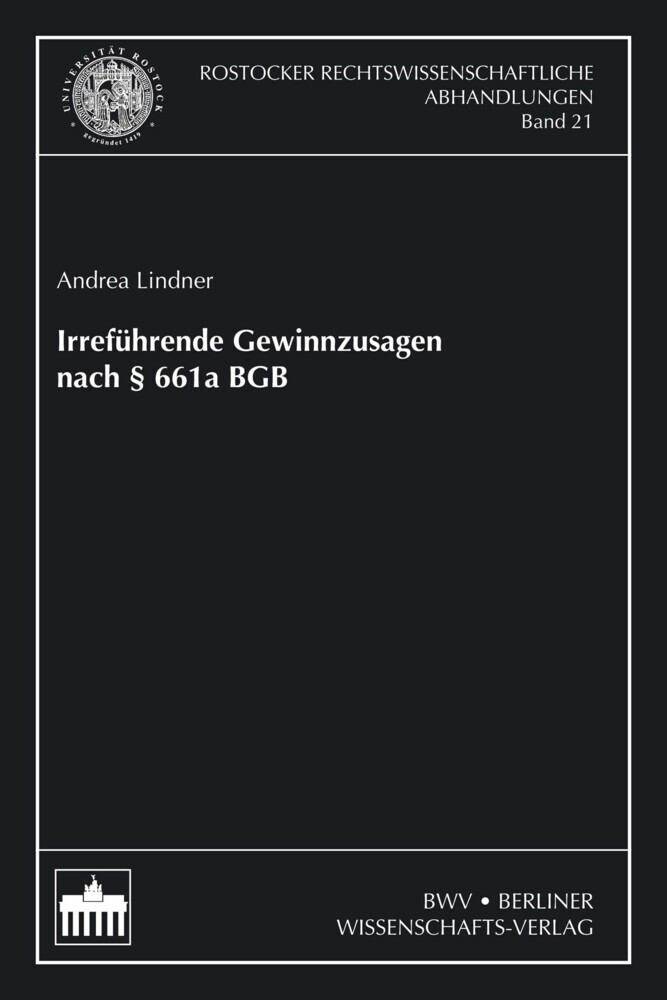 Irreführende Gewinnzusagen nach 661a BGB main product photo