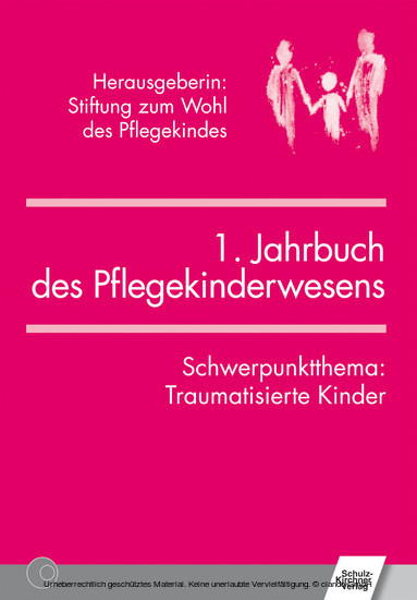 Jahrbuch des Pflegekinderwesens (1.) main product photo