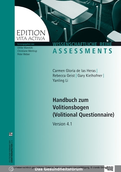 Handbuch zum Volitionsbogen (Volitional Questionnaire) main product photo