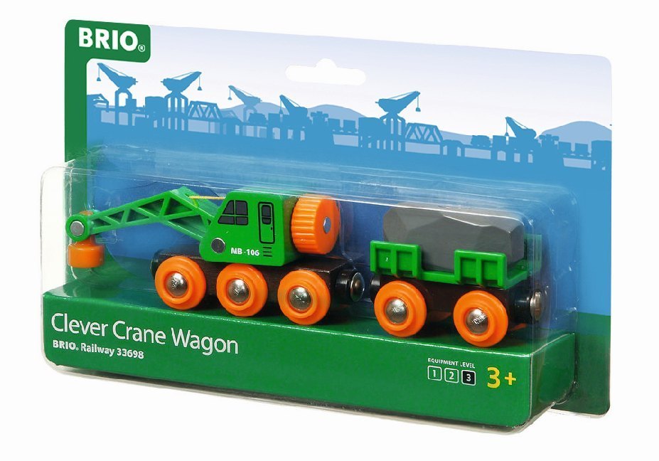 Grüner Kranwagen mit Anhänger main product photo