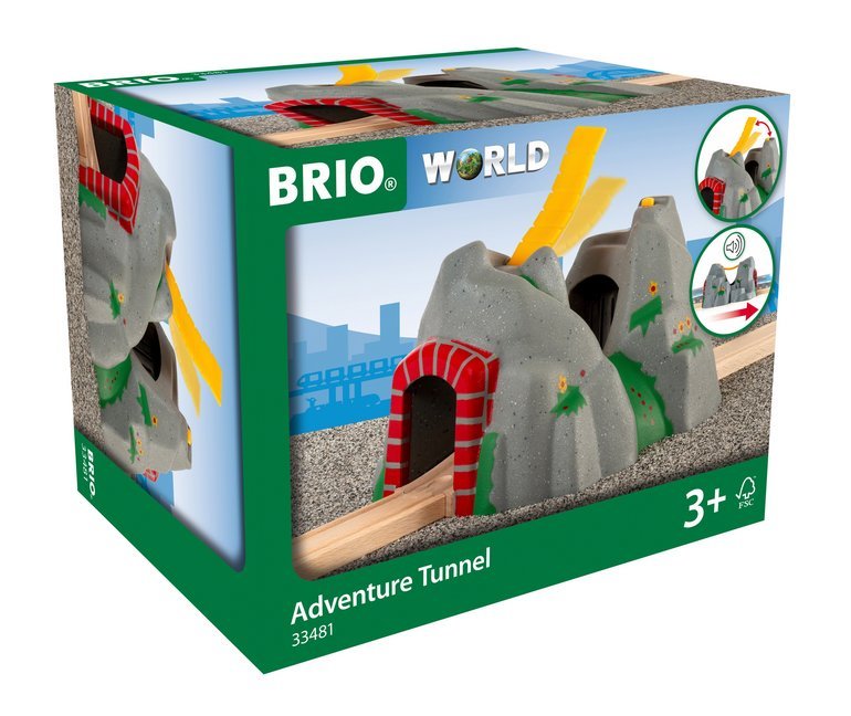 BRIO World 33481 Magischer Tunnel - Eisenbahnzubehör für die BRIO Holzeisenbahn - Kleinkinderspielzeug mit Effekten empfohlen für Kinder ab 3 Jahren main product photo