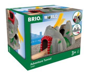 BRIO World 33481 Magischer Tunnel - Eisenbahnzubehör für die BRIO Holzeisenbahn - Kleinkinderspielzeug mit Effekten empfohlen für Kinder ab 3 Jahren