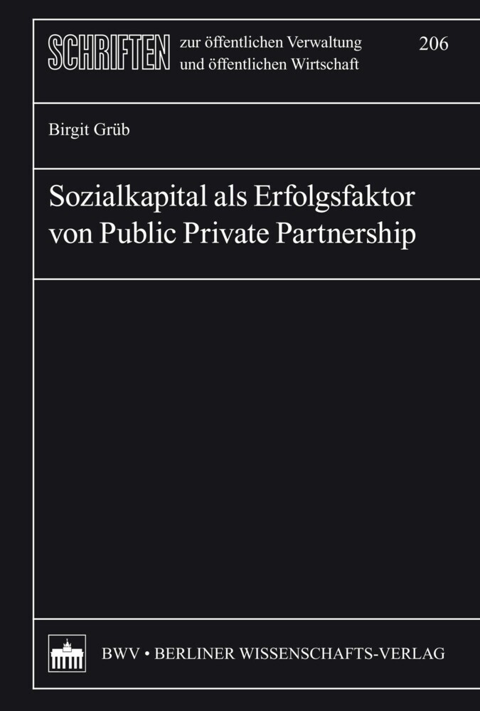 Sozialkapital als Erfolgsfaktor von Public Private Partnership main product photo