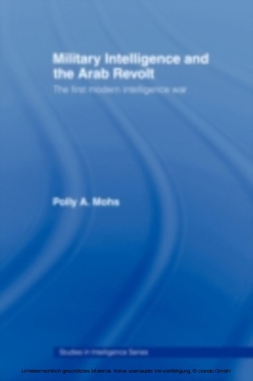 Military Intelligence and the Arab Revolt main product photo