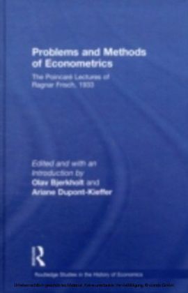 Problems and Methods of Econometrics