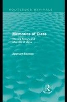 Memories of Class (Routledge Revivals) main product photo