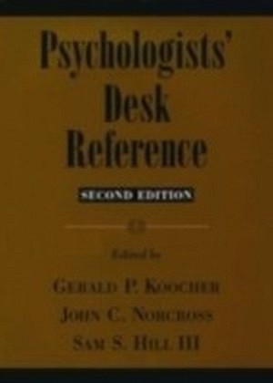 Psychologists' Desk Reference main product photo