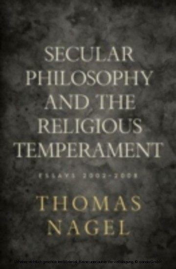 Secular Philosophy and the Religious Temperament Essays 2002-2008 main product photo