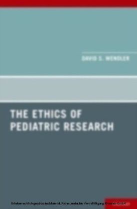 Ethics of Pediatric Research