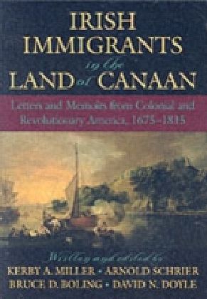 Irish Immigrants in the Land of Canaan