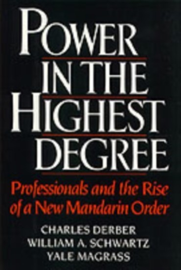 Power in the Highest Degree: Professionals and the Rise of a New Mandarin Order main product photo