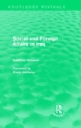 Social and Foreign Affairs in Iraq (Routledge Revivals)