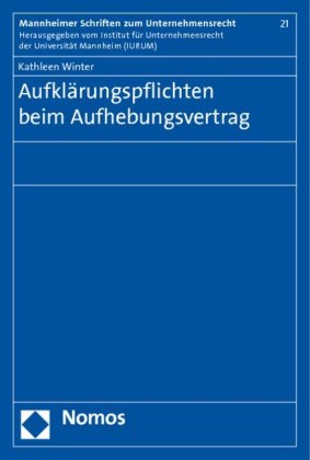 Aufklärungspflichten beim Aufhebungsvertrag
