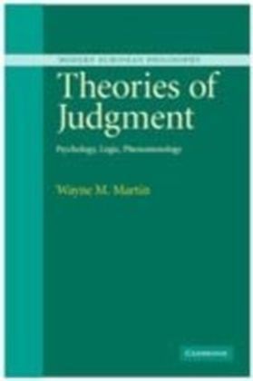 Theories of Judgment