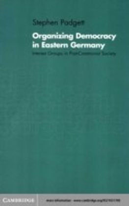 Organizing Democracy in Eastern Germany