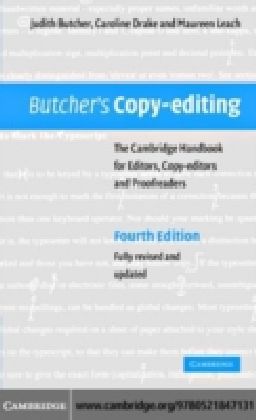 Butcher's Copy-editing
