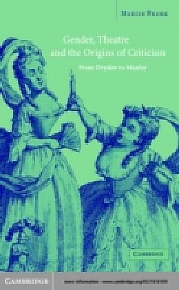 Gender, Theatre, and the Origins of Criticism main product photo