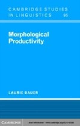 Morphological Productivity main product photo