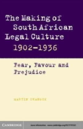 Making of South African Legal Culture 1902-1936 main product photo