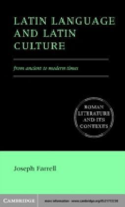 Latin Language and Latin Culture