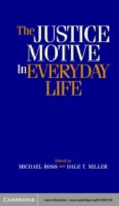 Justice Motive in Everyday Life