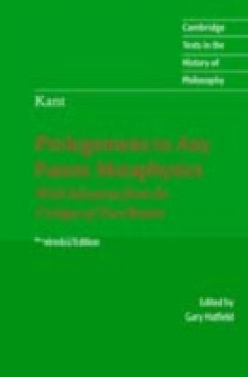 Immanuel Kant: Prolegomena to Any Future Metaphysics