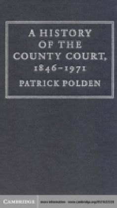 History of the County Court, 1846-1971