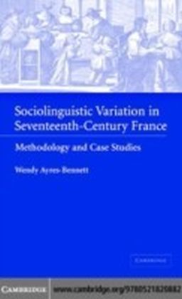 Sociolinguistic Variation in Seventeenth-Century France main product photo