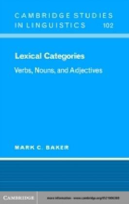 Lexical Categories